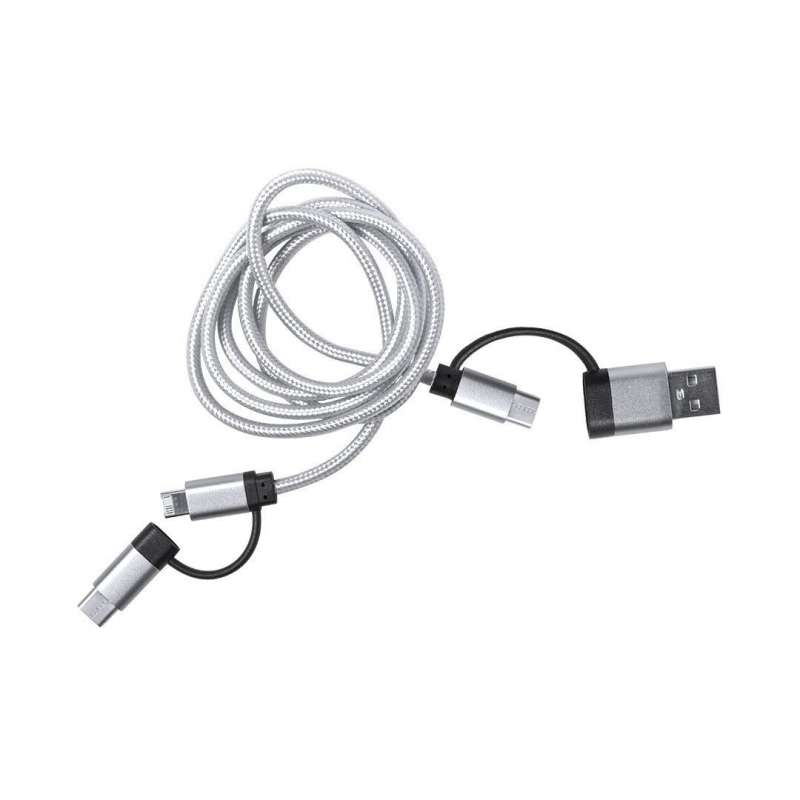 Cable de carga 100cm micro USB/Lightning tipo C - Cable de carga a precios de mayorista