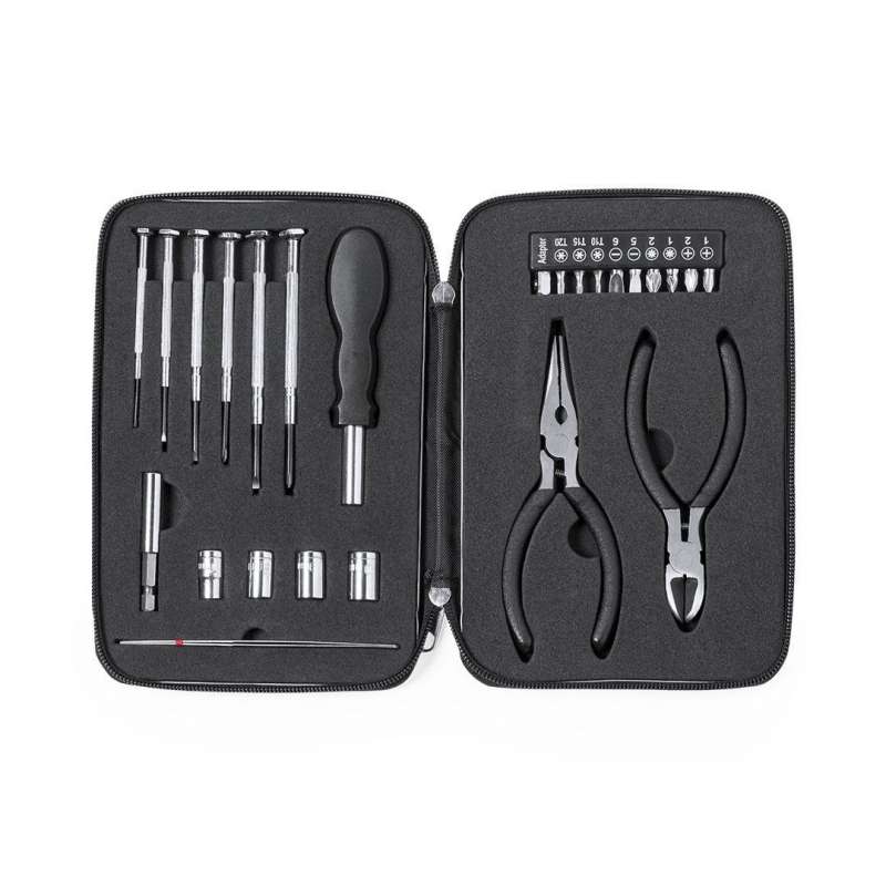25-Piece Precision Tool Set in Aluminum Case - Toolbox at wholesale prices