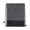 Reflective Black and Gray 600 deniers RPET Backpack - Recyclable accessory at wholesale prices