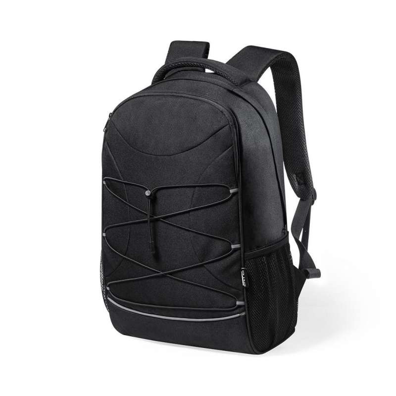 15-Inch Laptop Backpack with Reflective Strips at wholesale prices - Backpack at wholesale prices