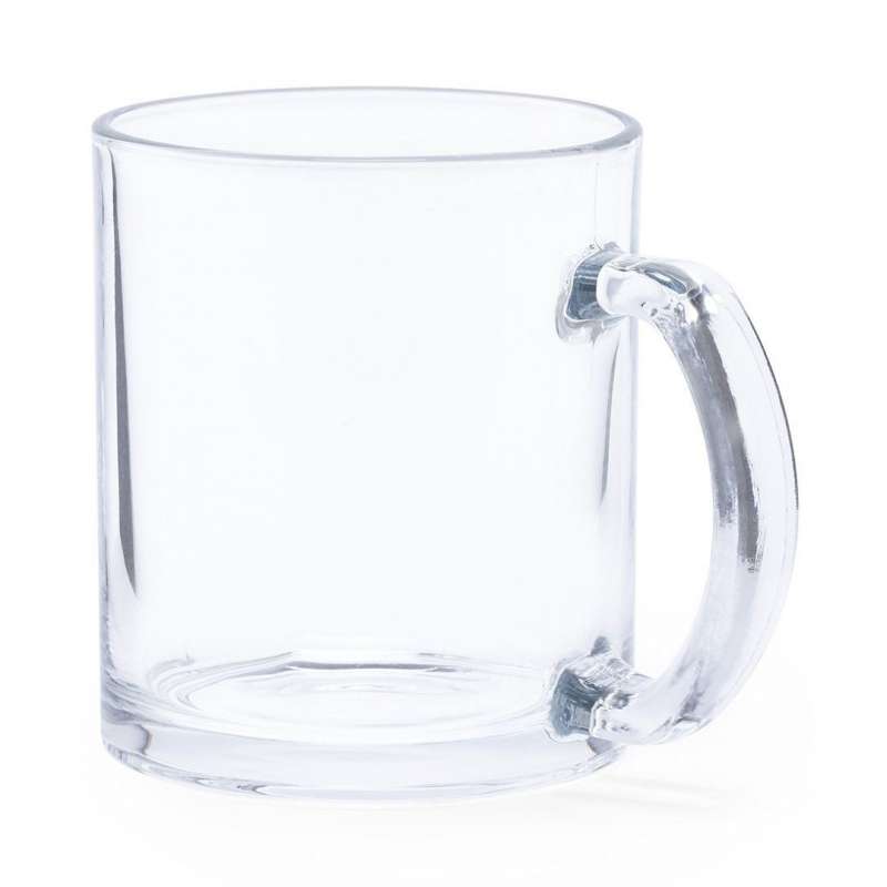 Transparante glazen mok 350 ml met handvat - Glas tegen groothandelsprijzen