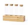 4-Piece 70ml Borosilicate Spice Jar Set - spice rack at wholesale prices