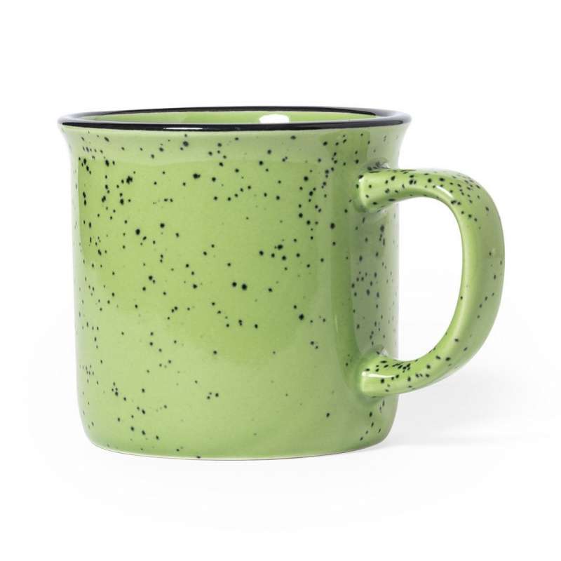 Vintage 350ml Speckled Ceramic Coffee Mug - ceramic or porcelain mug at wholesale prices