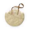 Borsa rotonda in rafia sintetica 30cm - Borsa a mano a prezzi all'ingrosso Borsa rotonda in rafia sintetica 30cm - Borsa a mano a prezzi all'ingrosso