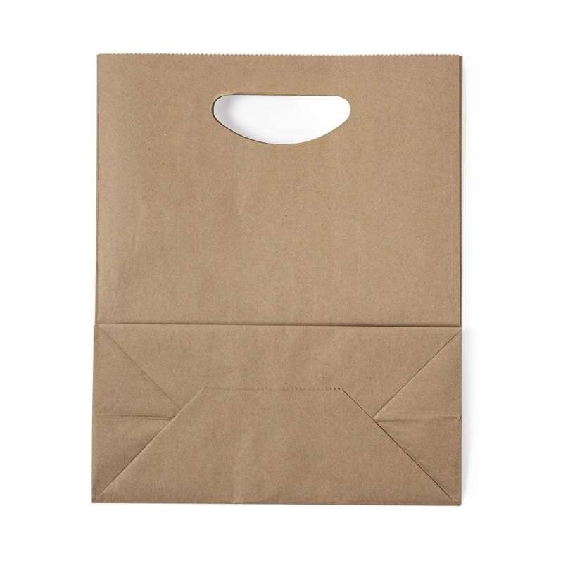 Lätt påse i återvunnet papper 80g/m2 27 x 22 x 11 cm - Återvinningsbar tillbehör till grossistpris