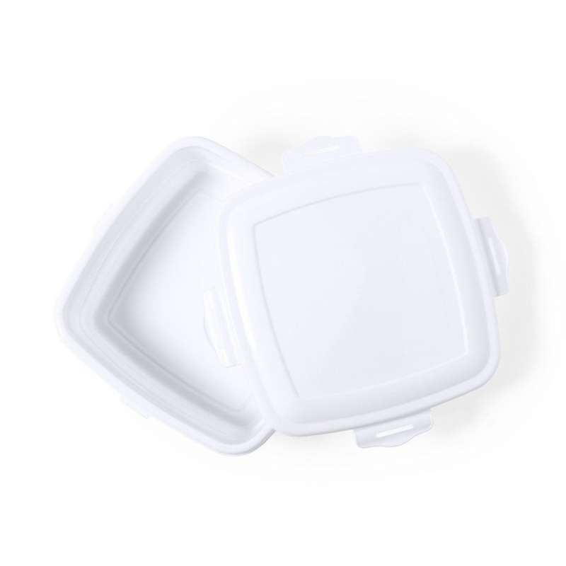 1L Square White Food Grade Lunch Box - Lunch box at wholesale prices
