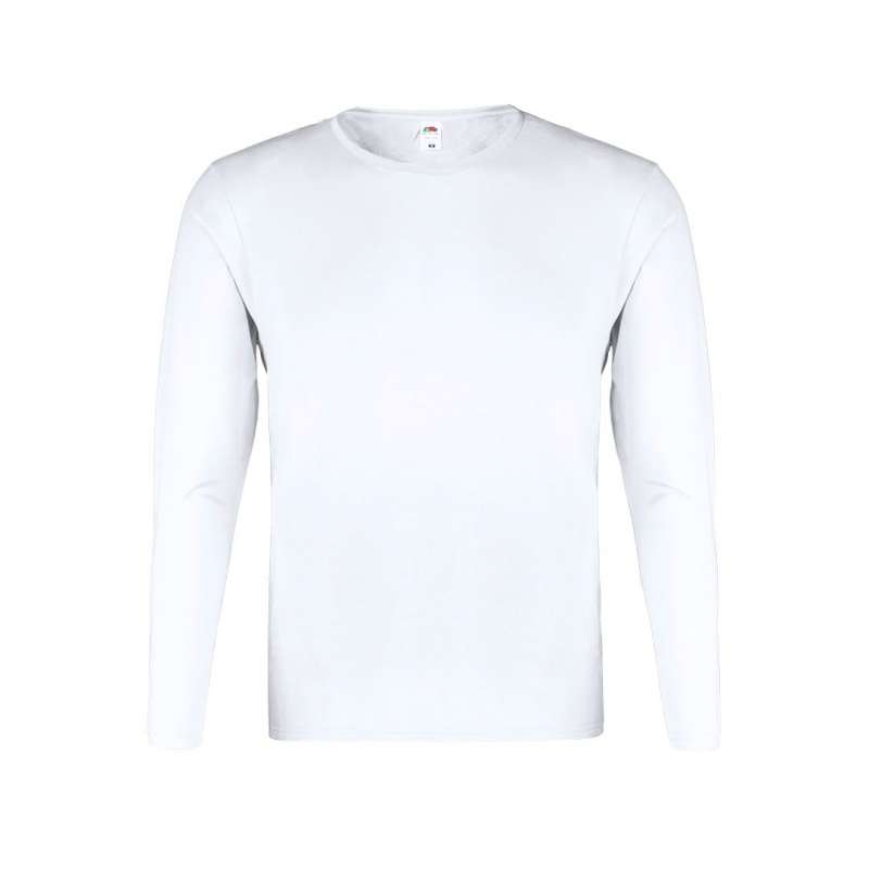 White Long Sleeve Adult T-Shirt, Sizes S-XXL - Long sleeve T-shirt at wholesale prices