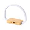 Lampada Caricatore Wireless in Bambù 10 Watts - Lampada USB a prezzi all'ingrosso