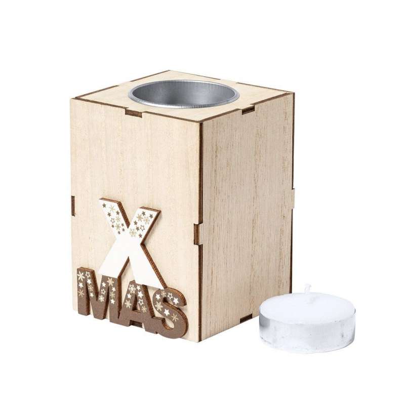 Natural Wood Christmas Scented Candle Gift - Candle at wholesale prices