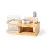 Whiskyset 350 ml med bambuställning - Glas till grossistpris
