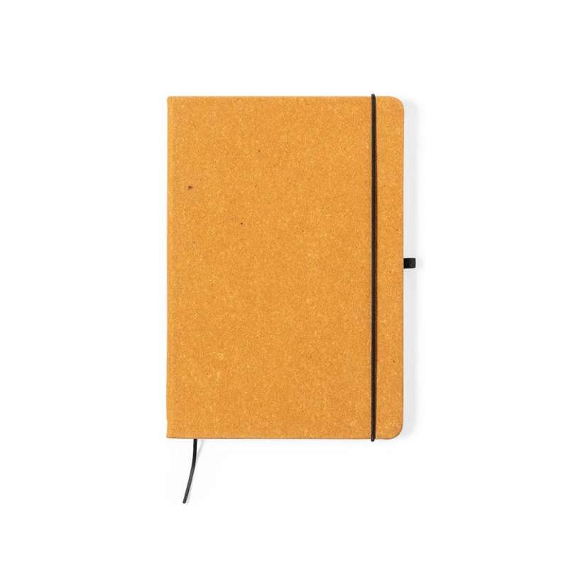 A5 Recycled Leather Lined Notebook - notebook at wholesale prices