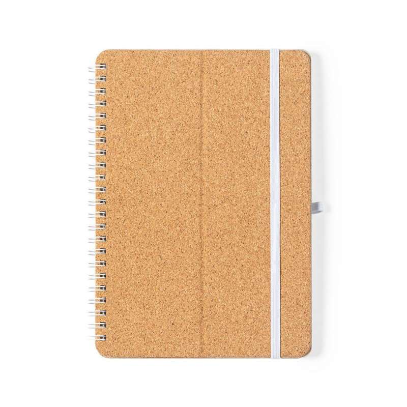 Naturli cork notebook with wheat support - tabletstander til engrospris