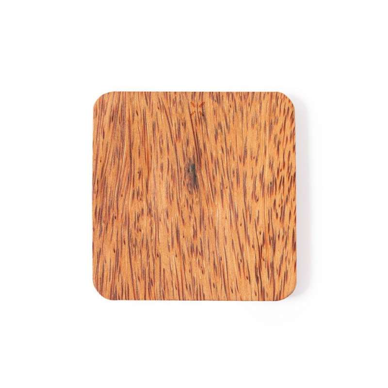 Cargador inalámbrico 10 Watts de coco eco-friendly - Cargador inalámbrico a precios de mayorista