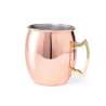 500 ml Copper Coated Stainless Steel Mug - metal mug at wholesale prices