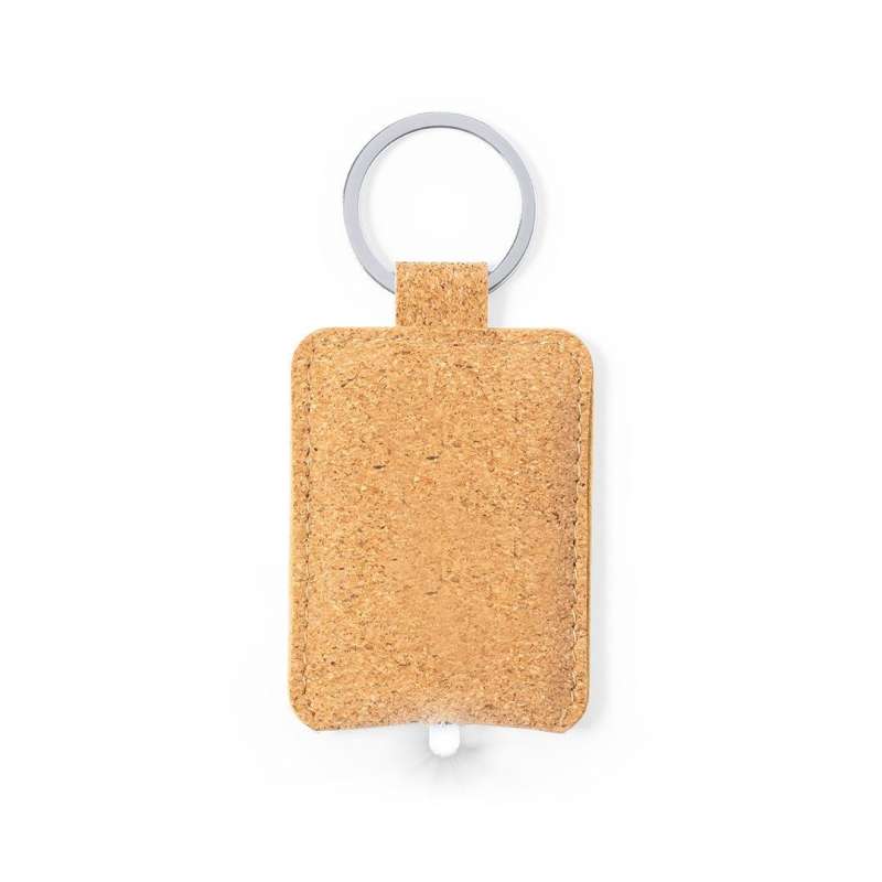 Nyckelring Lampa i Naturlig Kork 3x5 cm - Nyckelring med lampa till grossistpris