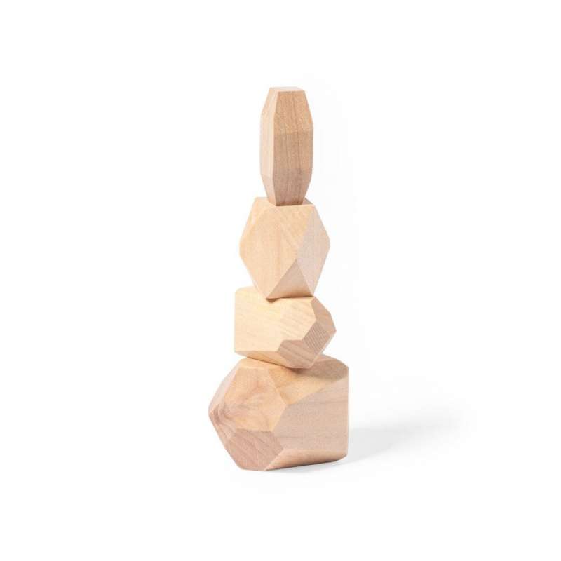 Natural Pine Wood Skill Game Set of 4 - Wooden game at wholesale prices