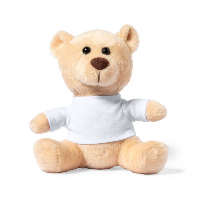 Soft Brown Plush Bear with Removable T-Shirt - Stuffed animal at wholesale prices