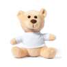 Orso di peluche morbido 30 cm con t-shirt bianca - Peluche a prezzi all'ingrosso