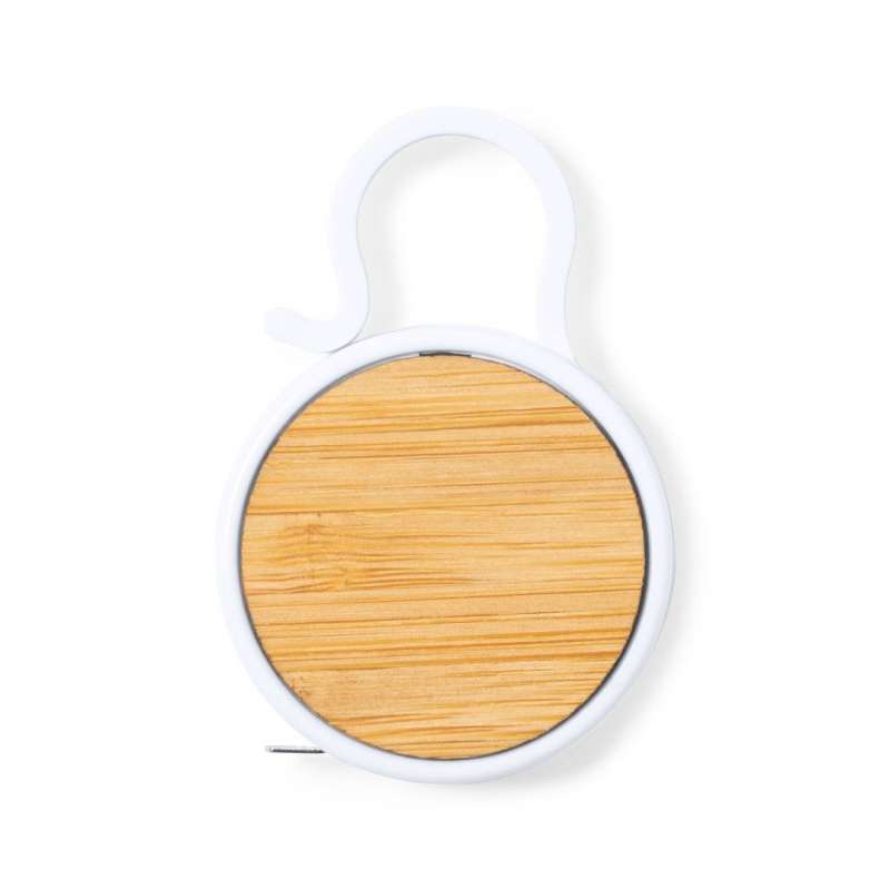 Flexibele meetlint van 1 m in wit - Rolmaat tegen groothandelsprijzen