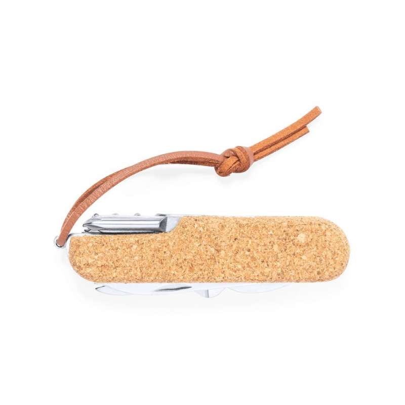 Cuchillo multiusos 9 funciones acero 12 cm - Cuchillo multiusos a precios de mayorista