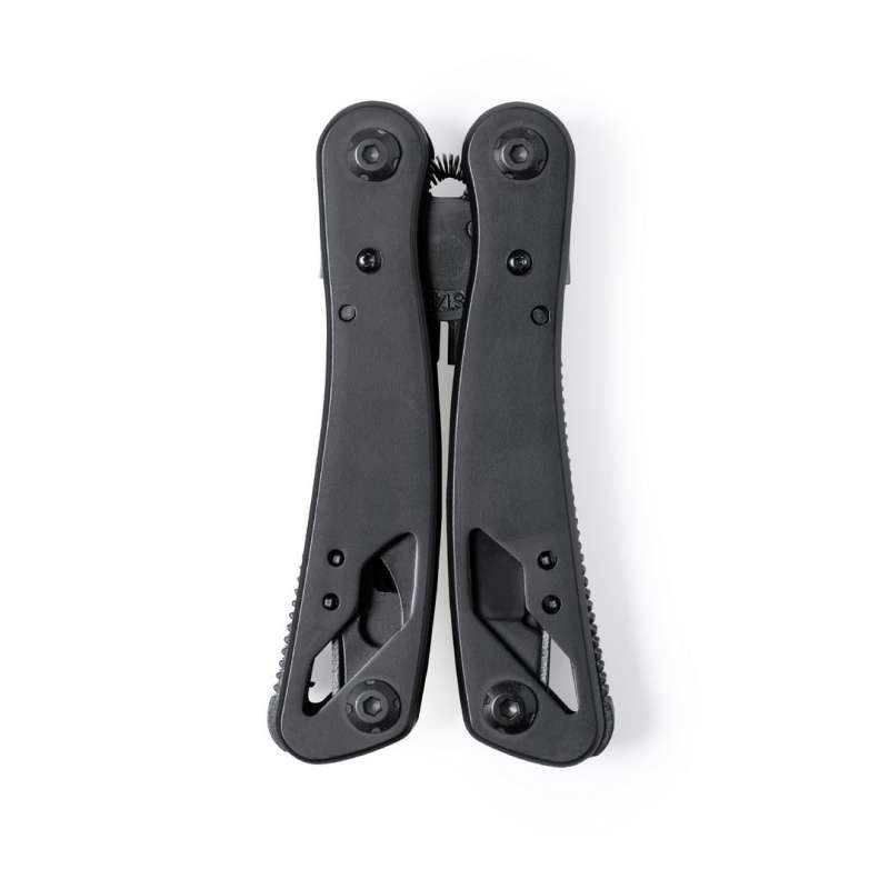 Multitool compacto 13 funciones negro - Cuchillo multiusos a precios de mayorista