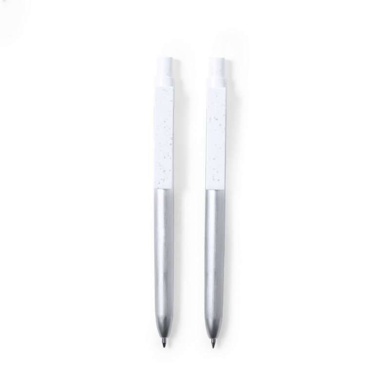 Recycled Aluminum Pen and Roller Set at wholesale prices - Roller pen at wholesale prices