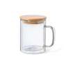 Tasse Térmica de Vidro 370 ml com Tampa - Copo térmico a preço grossista