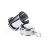 Tasse Inox Dobrável 220ml com Mosquetão - caneca de metal a preço grossista