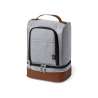 Gray 600 deniers RPET Cooler with Brown Handles - Cooler at wholesale prices