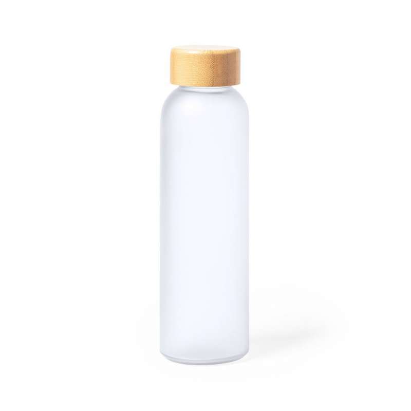 500 ml Eco-Friendly Glass Bottle with Bamboo Cap - Sublimation items at wholesale prices