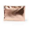 Metallic Finish Faux Leather Makeup Bag - Toiletry bag at wholesale prices Metallic Finish Faux Leather Makeup Bag - Toiletry bag at wholesale prices