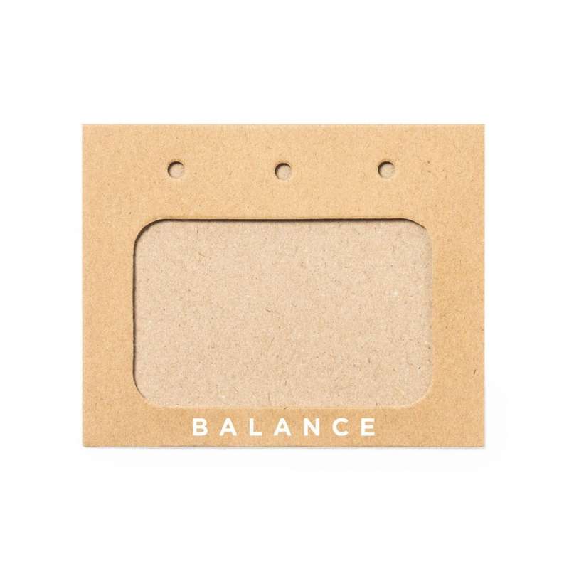 Badge in cartone riciclato 8,5x5,3 cm - Distintivo a prezzi all'ingrosso