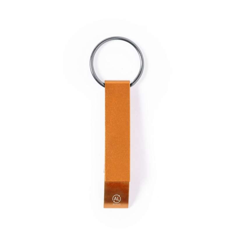 Recycled Aluminum Keychain Bottle Opener - Bottle opener at wholesale prices
