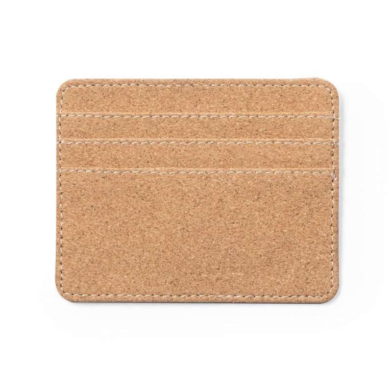 Porta tarjetas elegante de corcho natural  - Tarjeta de crédito anti-RFID a precios de mayorista