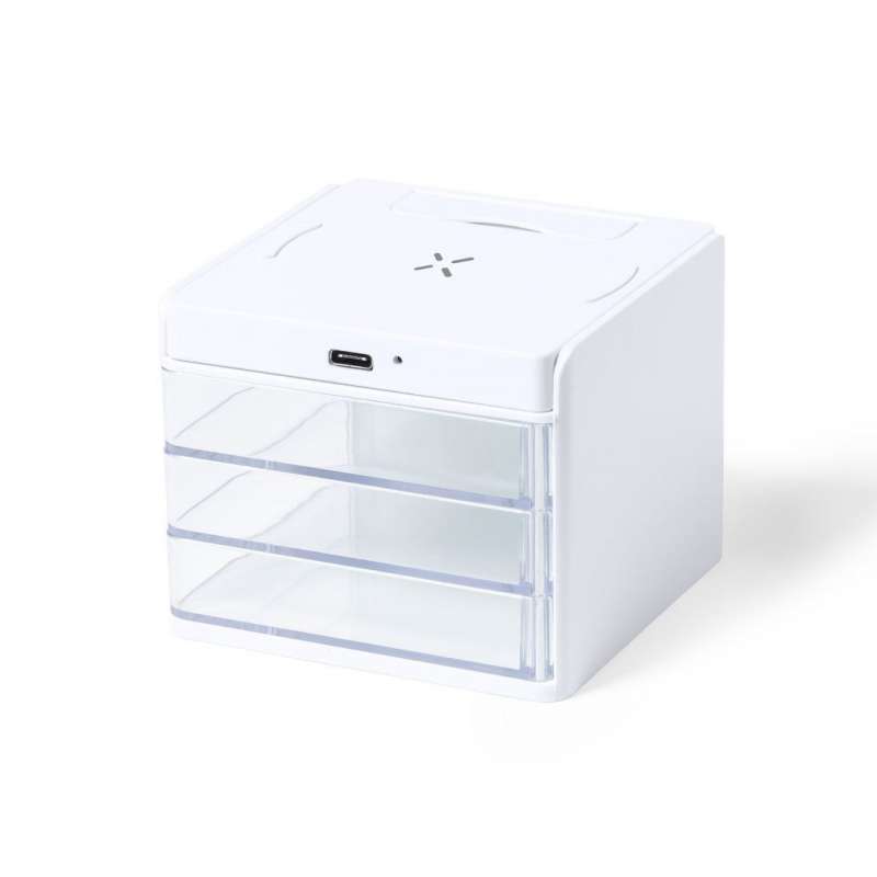 Organizador de Carga con Soporte para Smartphone - Cargador inalámbrico a precios de mayorista