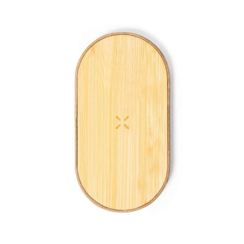 Carregador Sem Fios 10W em Bambu a preço grossista - Carregador a preço grossista