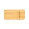 5000mAh Bamboo Power Bank with Wireless Charger - Power bank / external battery at wholesale prices