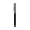Matte Black Metal Rollerball Pen with Chrome Details - Roller pen at wholesale prices