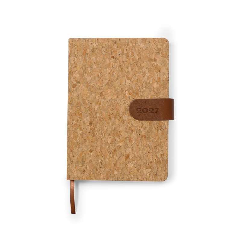 Agenda A5 en corcho natural con cierre magnético - Productos a precios de mayorista