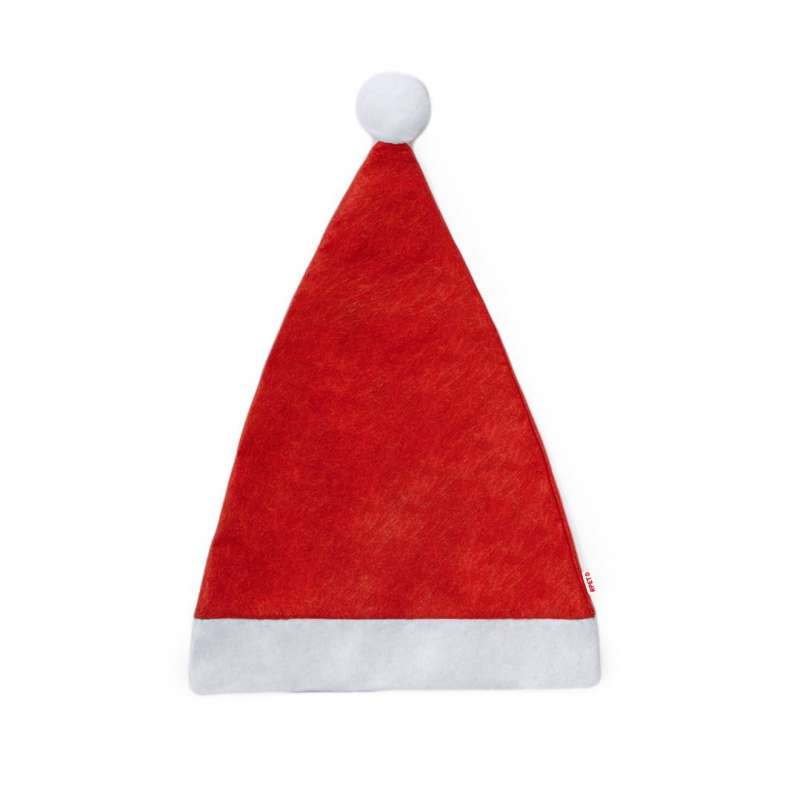 Gorro de Natal em RPET com Pompon Branco a preço grossista - gorro de Natal a preço grossista
