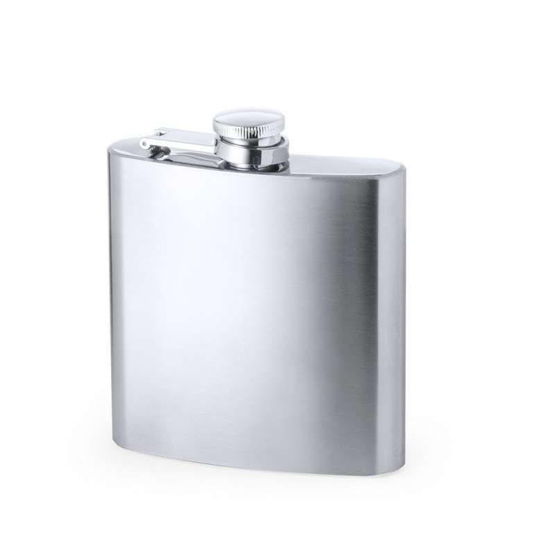 Ergonomic 175 ml Stainless Steel Flask - Flask at wholesale prices