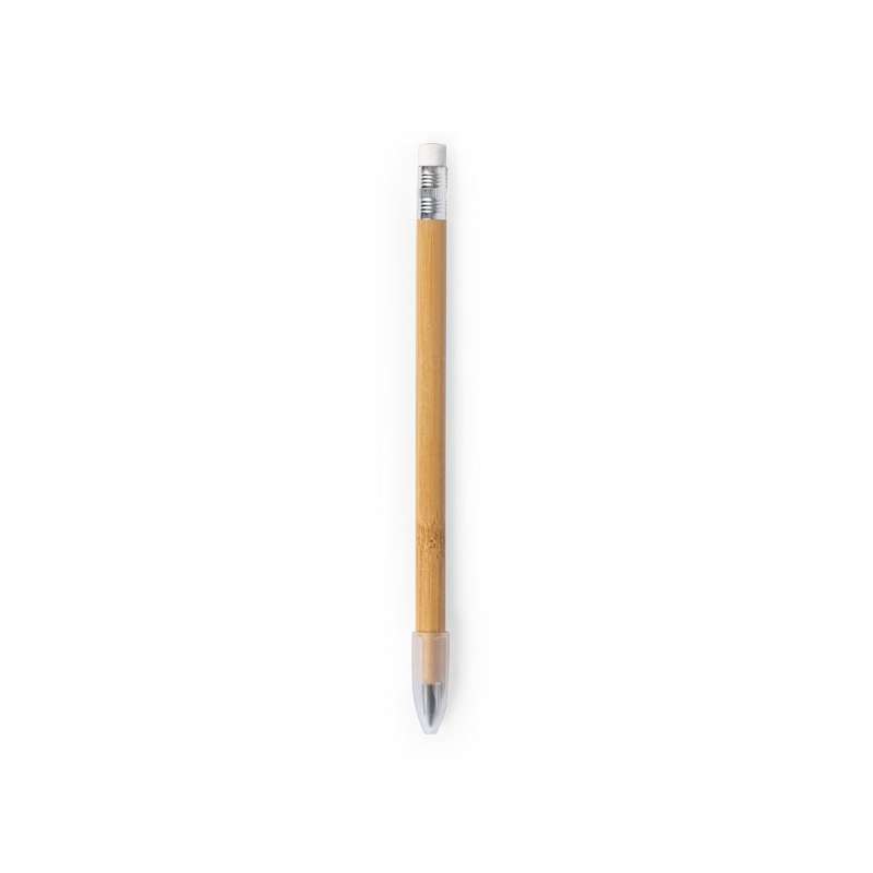 Reusable Bamboo Eternity Pencil with Eraser - Eternal pencil at wholesale prices
