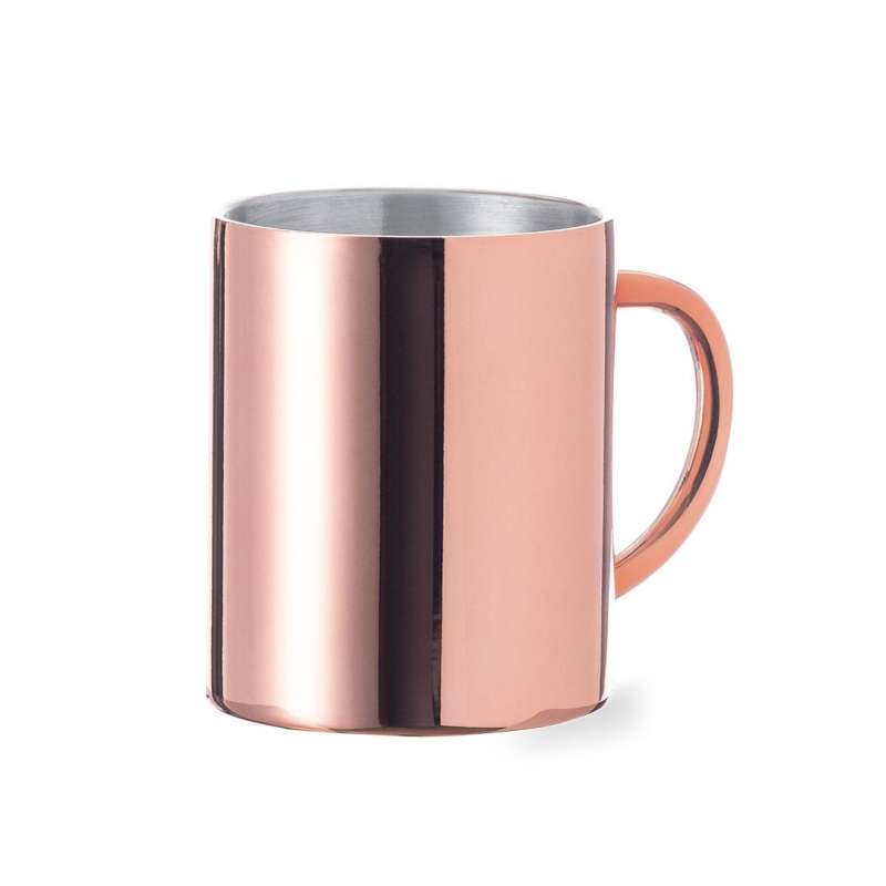 Taza de acero inoxidable 280 ml cobre - taza de metal a precios de mayorista