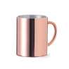 Taza de acero inoxidable 280 ml cobre - taza de metal a precios de mayorista