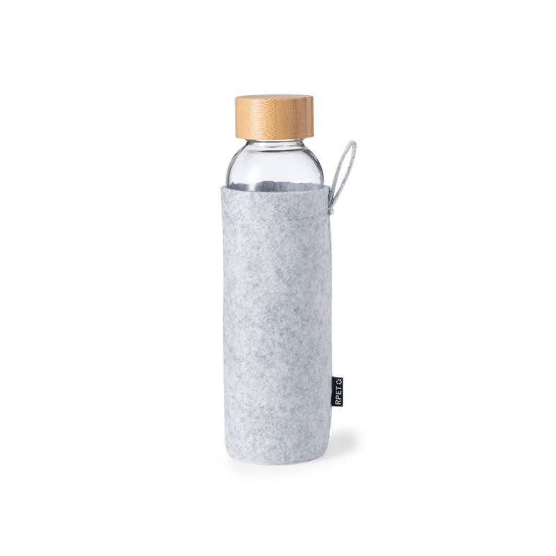 Bidon verre&feutrine 500 ml - Gourde en verre à prix de gros
