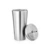 600 ml Double-Wall Stainless Steel Tumbler - Glass with straw at wholesale prices