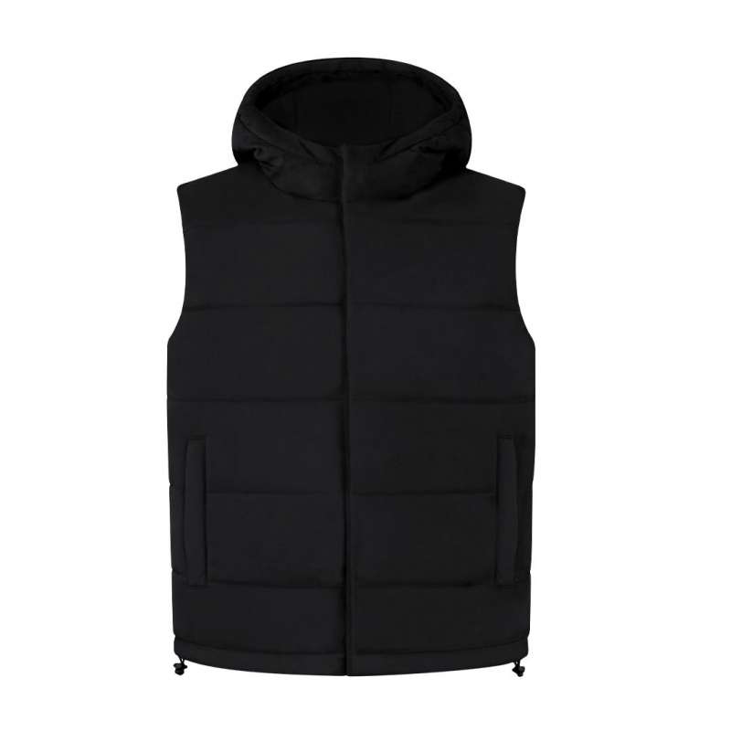 Warm Lightweight Polyester Hooded Vest - Body warmer at wholesale prices