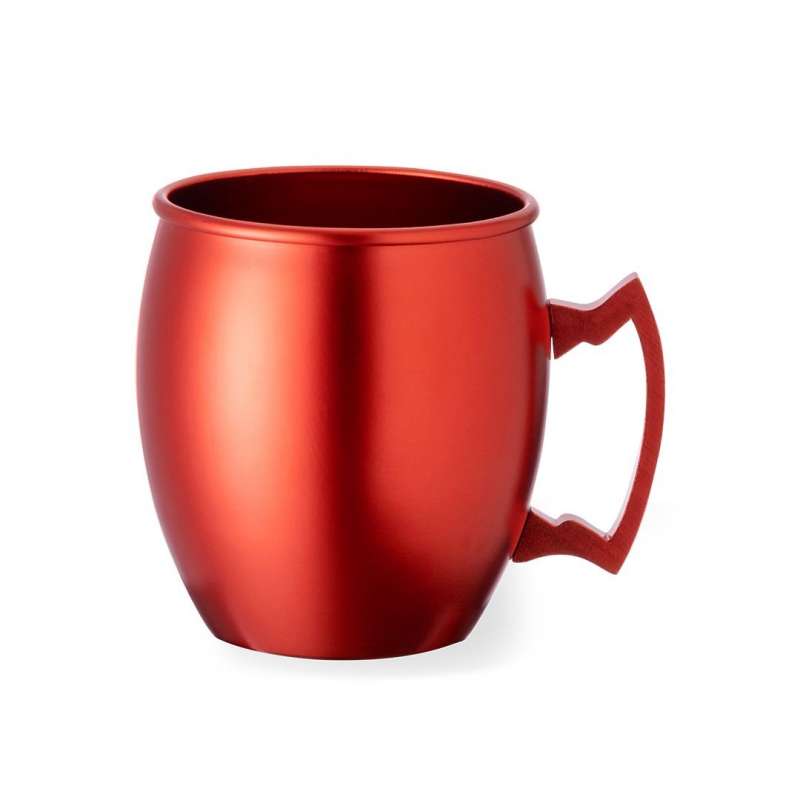 Aluminiumkopp 540 ml i metallisk färg - metallmugg till grossistpris