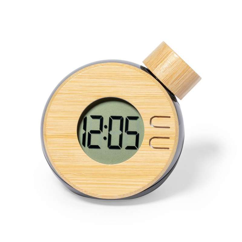 Natural Bamboo Water-Powered Table Clock - Clock at wholesale prices