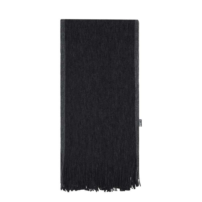 Sciarpa Bicolore Frangiata in RPET 180x30 cm - scarf a prezzi all'ingrosso